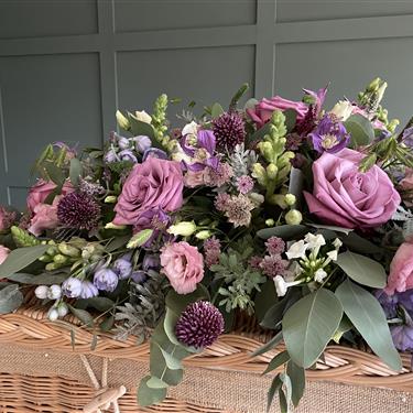 Pink Casket Spray