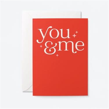 You and Me card