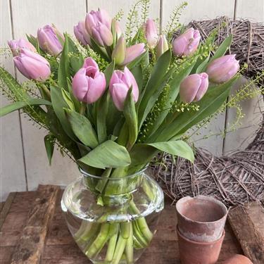 Tulips In a Vase